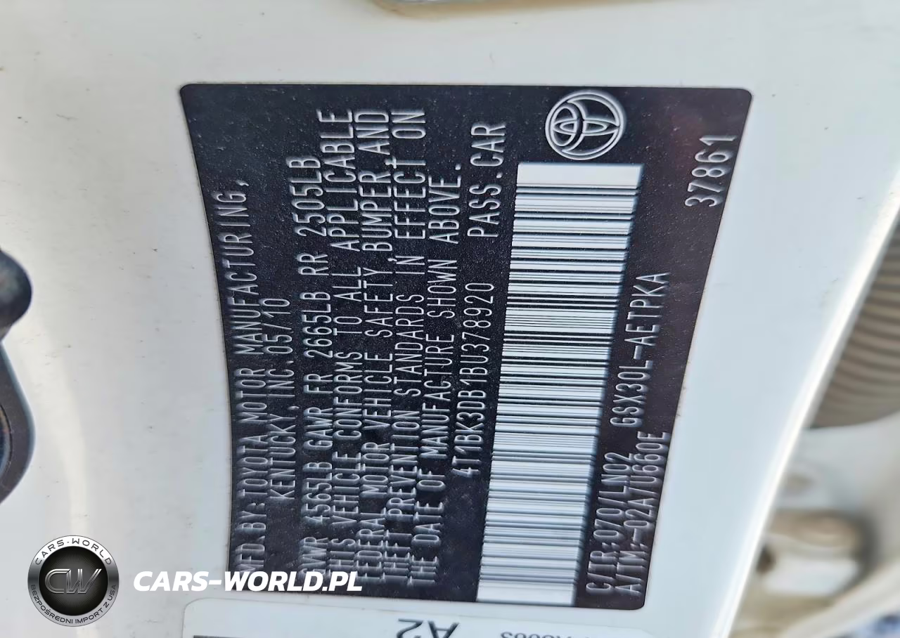 2011 Toyota Avalon Limited VIN:4T1BK3DB1BU378920 - 12