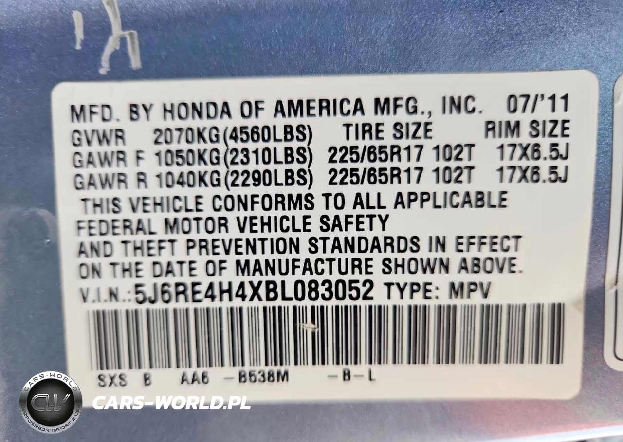2011 Honda Cr-V Se VIN:5J6RE4H4XBL083052 - 13
