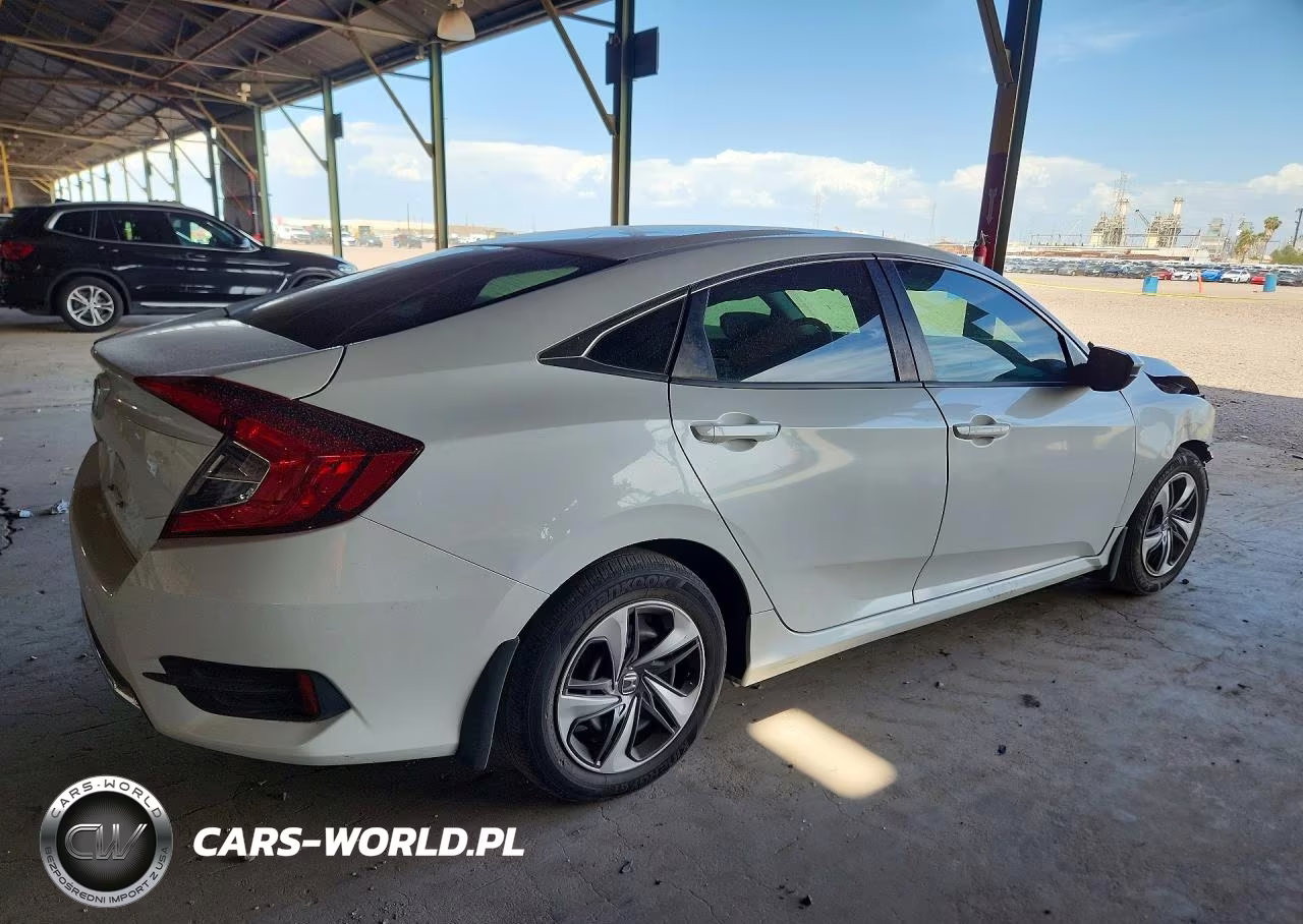 2019 Honda Civic Lx VIN:19XFC2F61KE046827 - 3