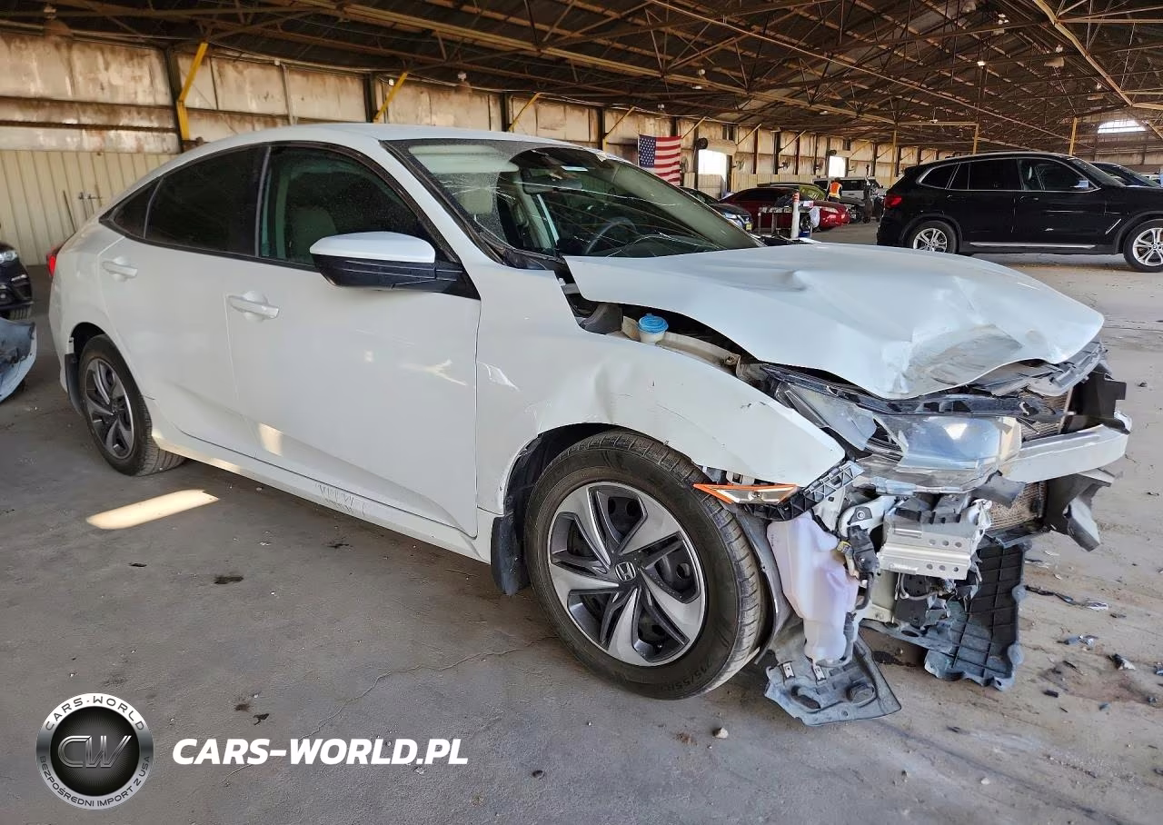 2019 Honda Civic Lx VIN:19XFC2F61KE046827 - 4