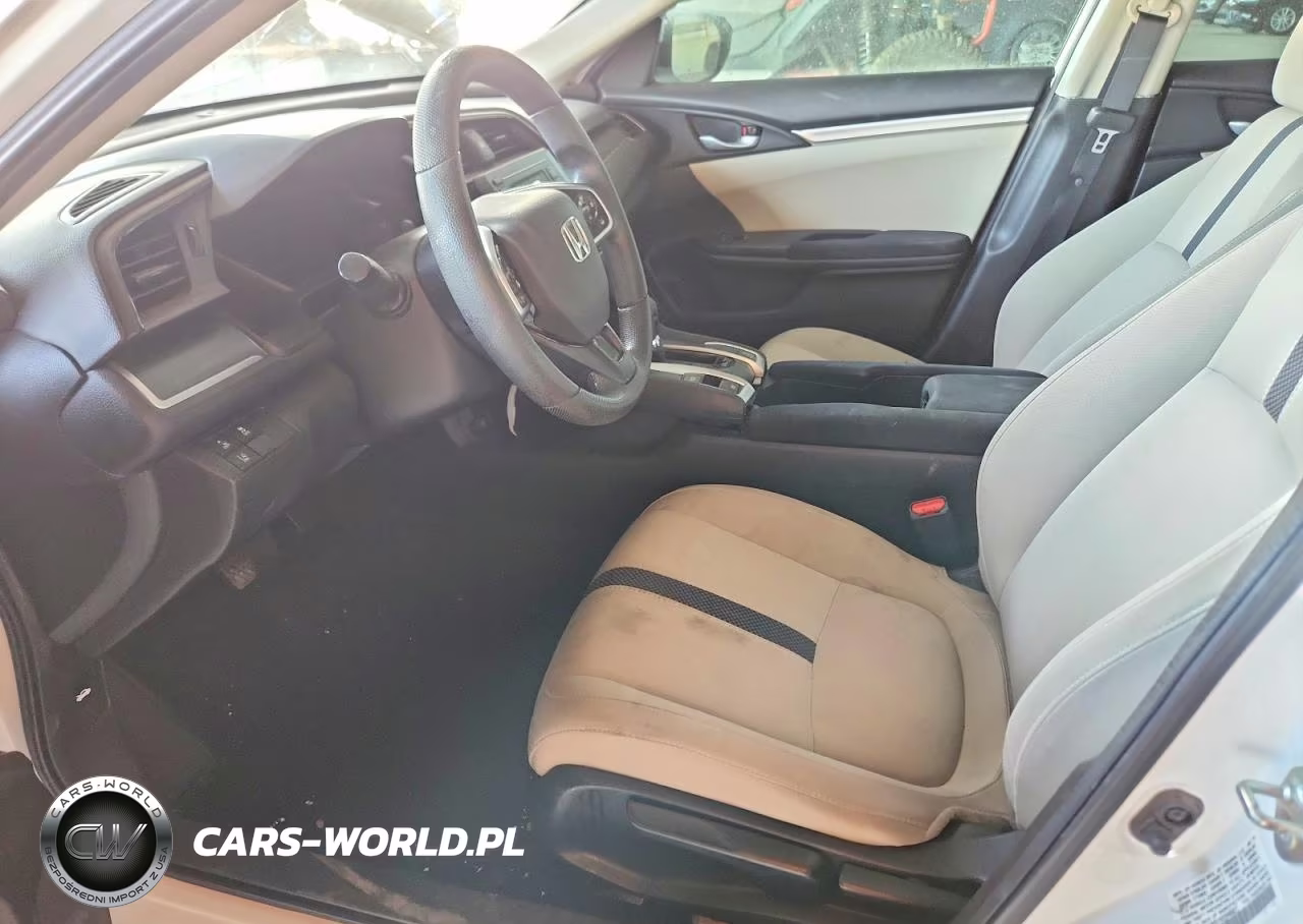 2019 Honda Civic Lx VIN:19XFC2F61KE046827 - 7