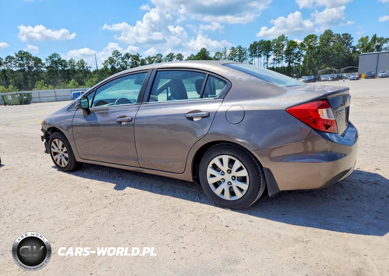 2012 Honda Civic Lx VIN:2HGFB2F54CH522120 - 2