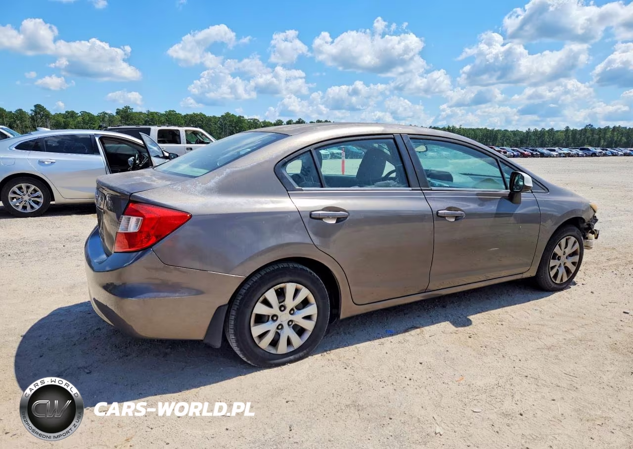 2012 Honda Civic Lx VIN:2HGFB2F54CH522120 - 3