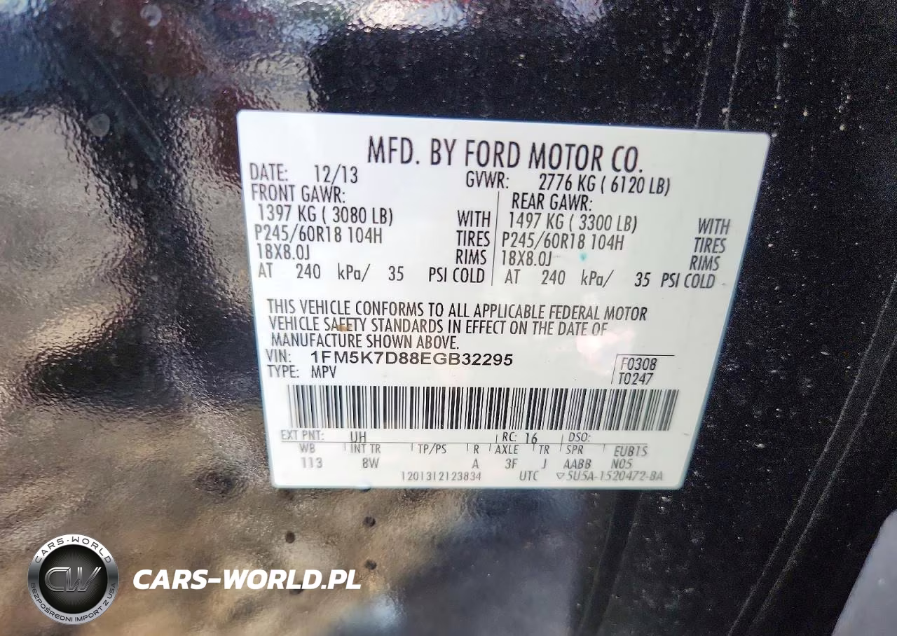 2014 Ford Explorer Xlt VIN:1FM5K7D88EGB32295 - 13