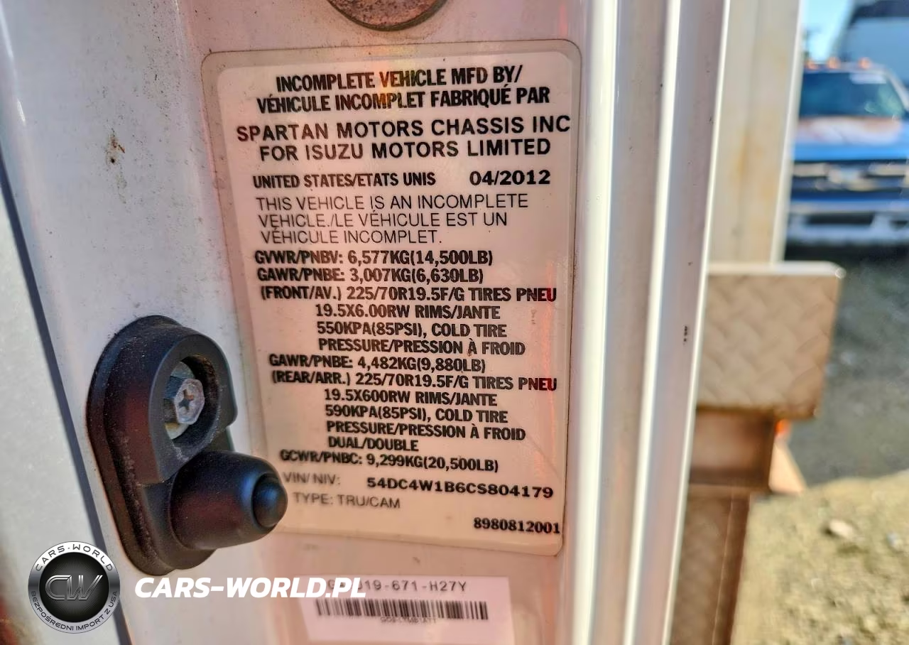2012 Isuzu Npr Hd VIN:54DC4W1B6CS804179 - 11