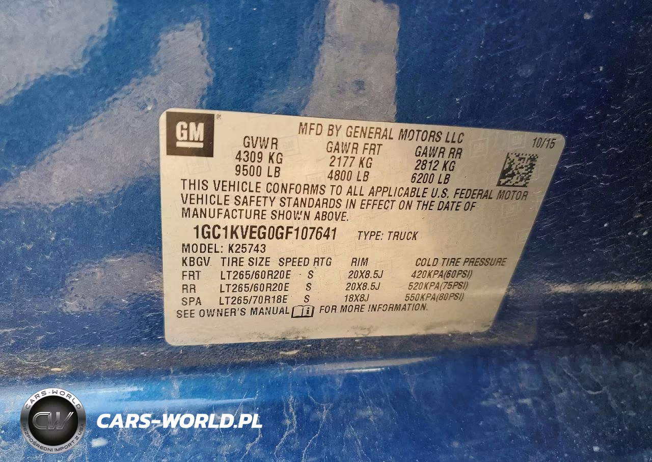 2016 Chevrolet Silverado K2500 Heavy Duty Lt VIN:1GC1KVEG0GF107641 - 12