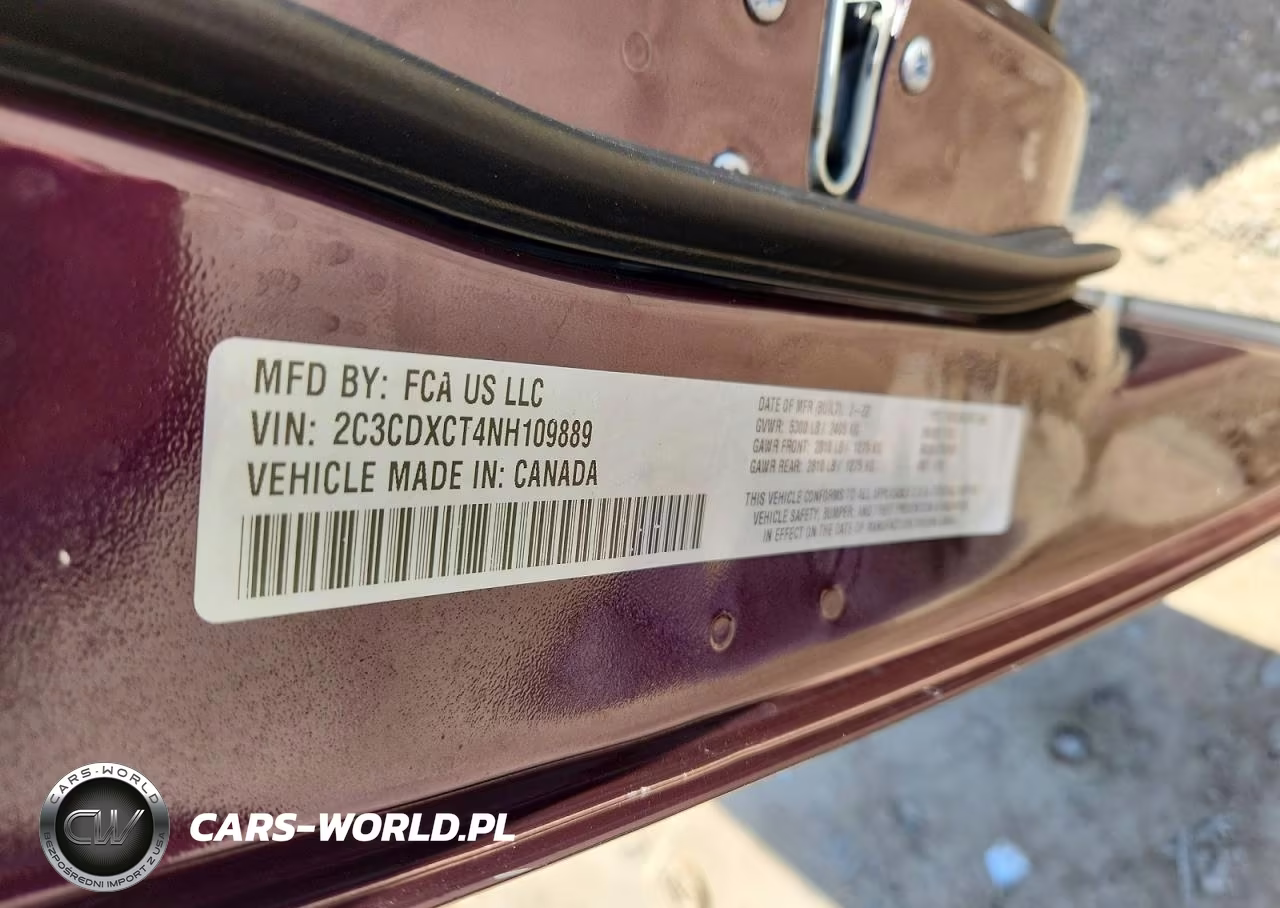2022 Dodge Charger R-T VIN:2C3CDXCT4NH109889 - 13