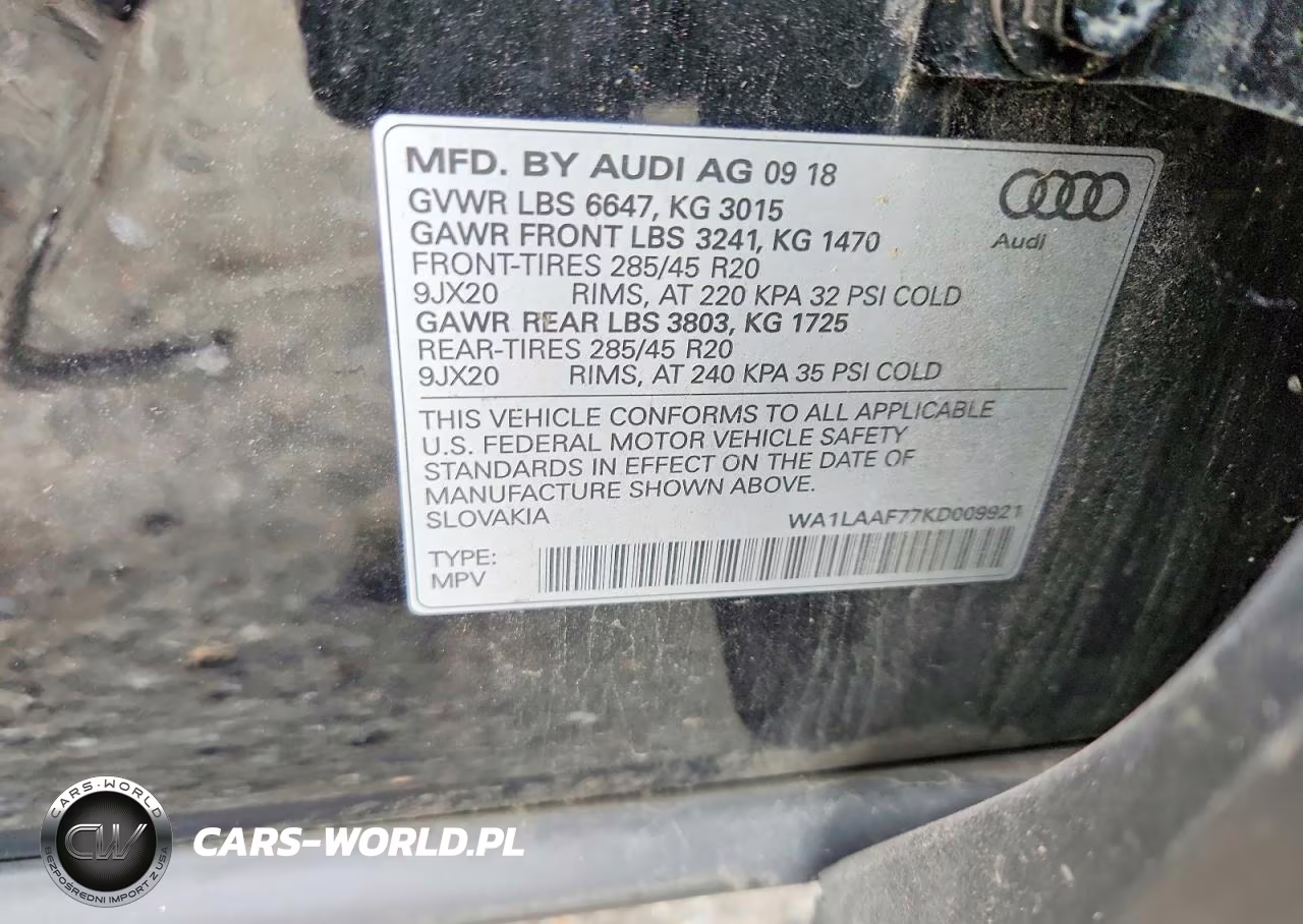 2019 Audi Q7 Premium Plus VIN:WA1LAAF77KD009921 - 13