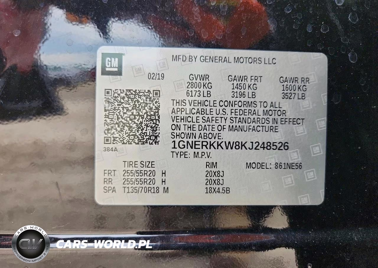 2019 Chevrolet Traverse Premier VIN:1GNERKKW8KJ248526 - 14