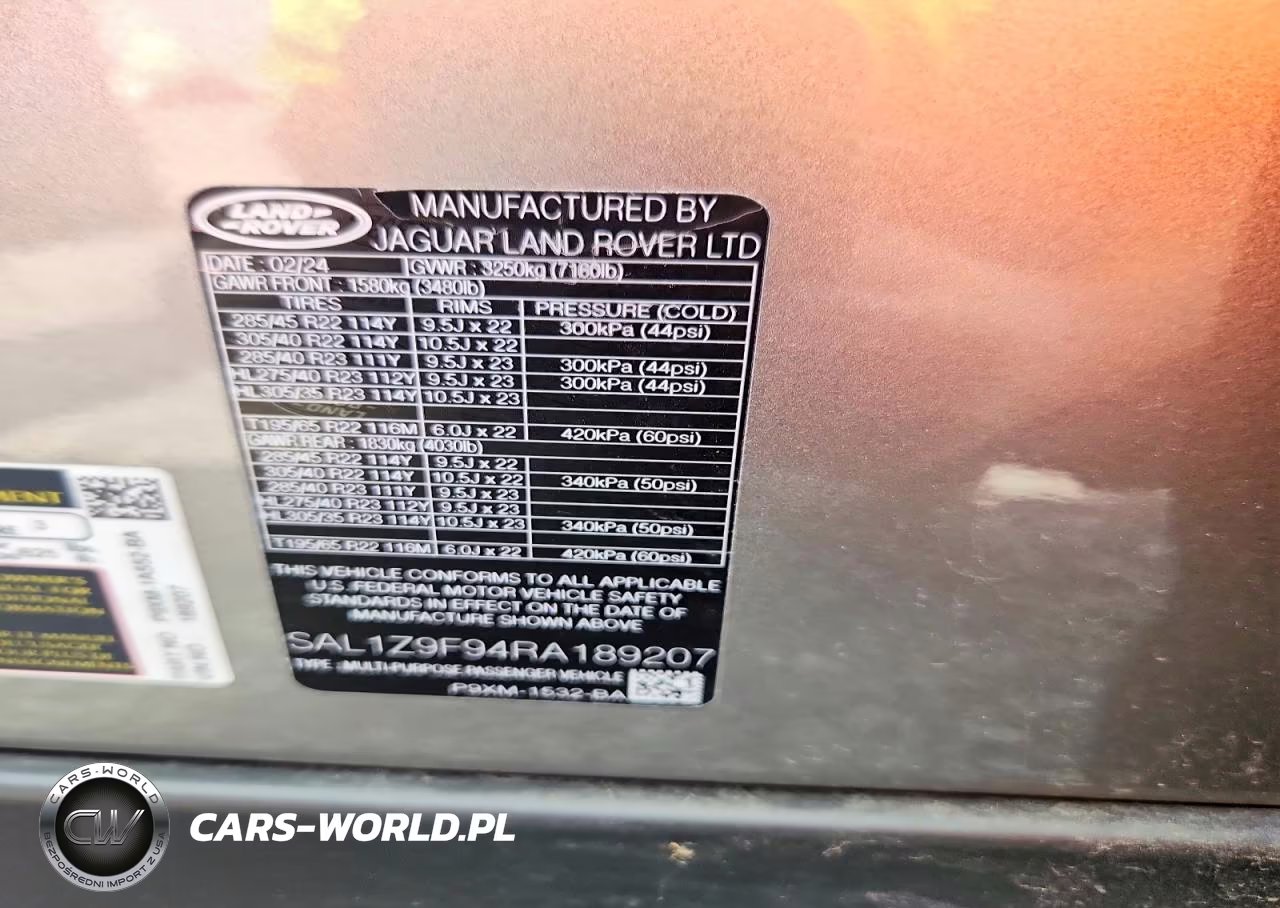 2024 Land Rover Range Rover Sport Sv Edition One VIN:SAL1Z9F94RA189207 - 12