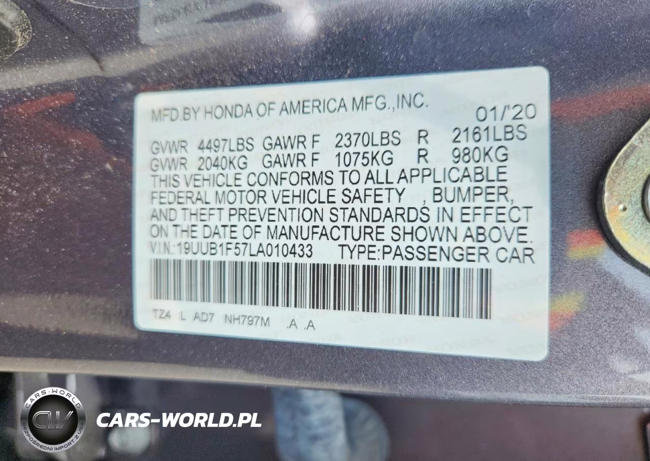 2020 Acura Tlx Technology VIN:19UUB1F57LA010433 - 13