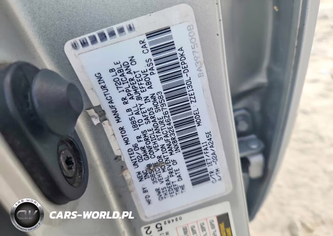 2006 Toyota Corolla Ce VIN:1NXBR32E46Z679583 - 12