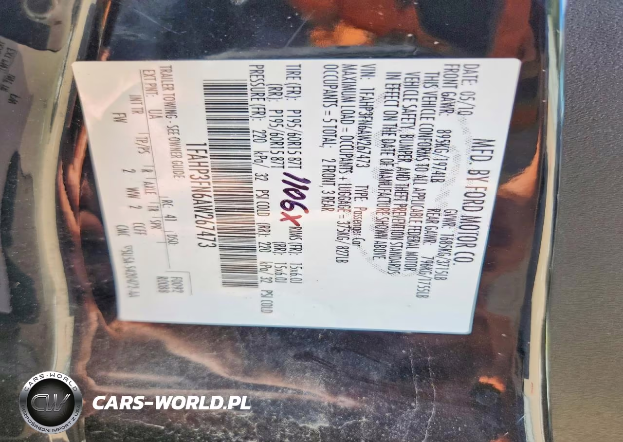 2010 Ford Focus Se VIN:1FAHP3FN6AW267473 - 12