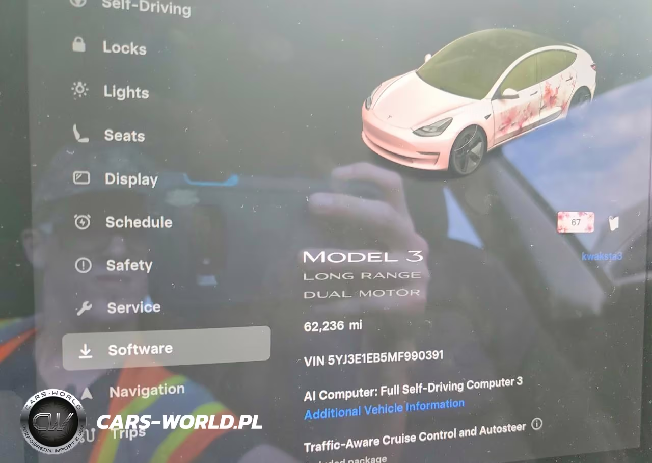 2021 Tesla Model 3 VIN:5YJ3E1EB5MF990391 - 9
