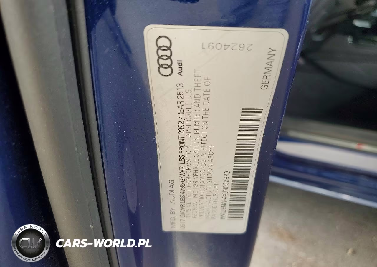 2018 Audi A4 Premium Plus VIN:WAUENAF4XJN002833 - 13