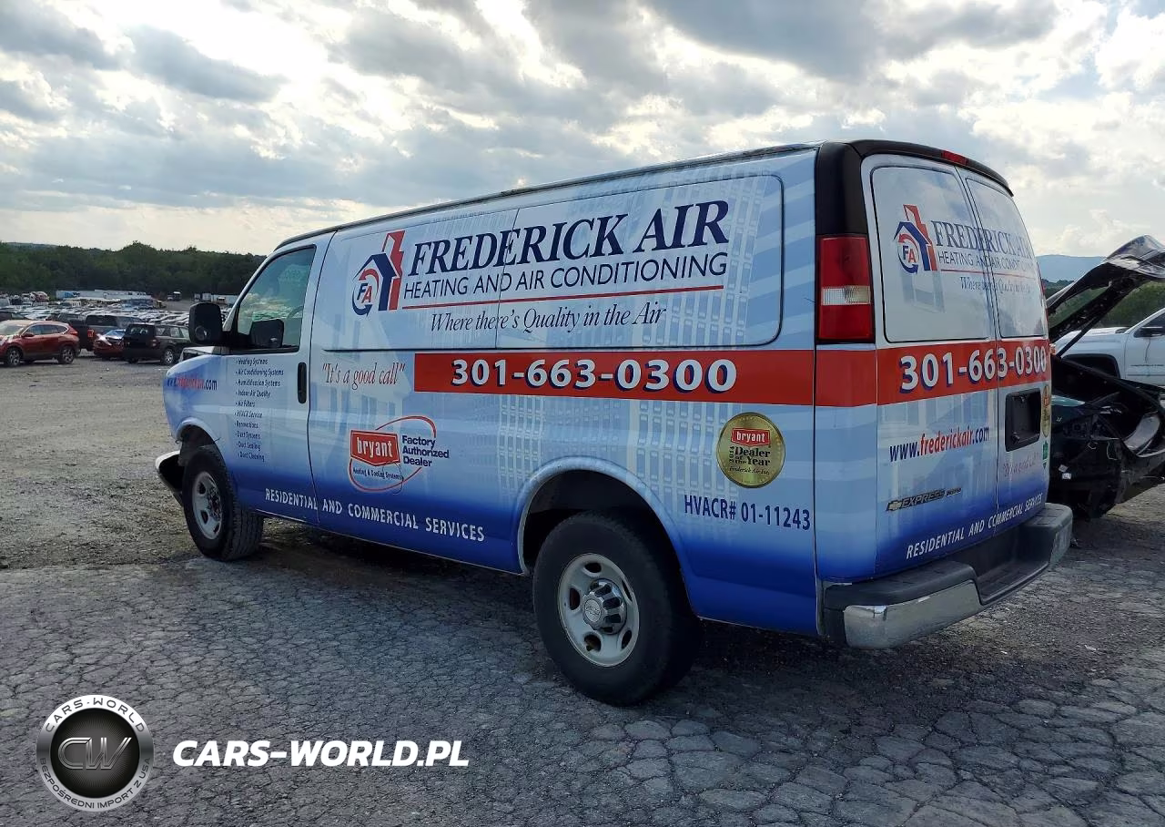 2017 Chevrolet Express G2500 VIN:1GCWGAFG6H1107124 - 2