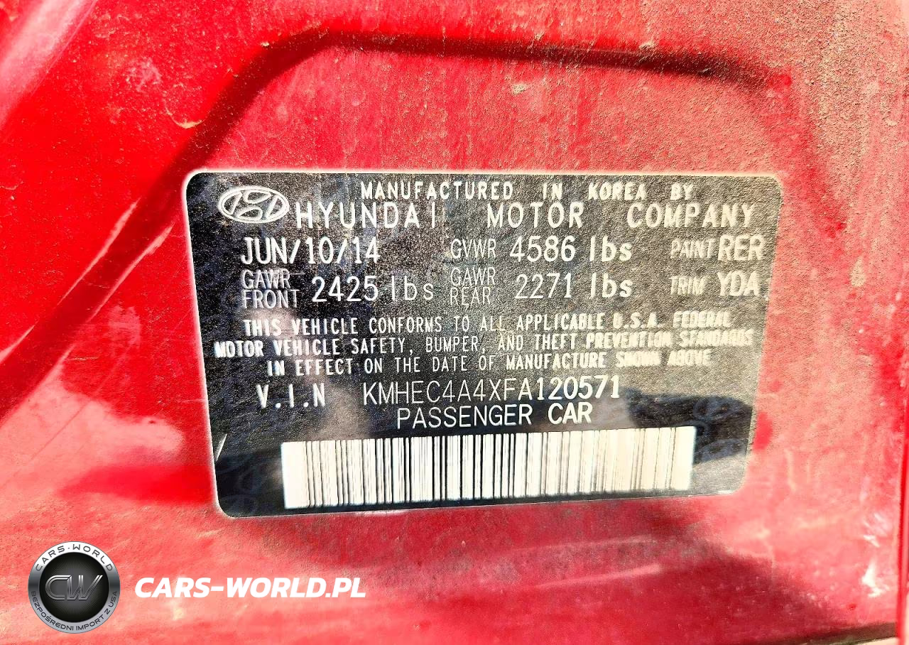 2015 Hyundai Sonata Hybrid Limited VIN:KMHEC4A4XFA120571 - 12