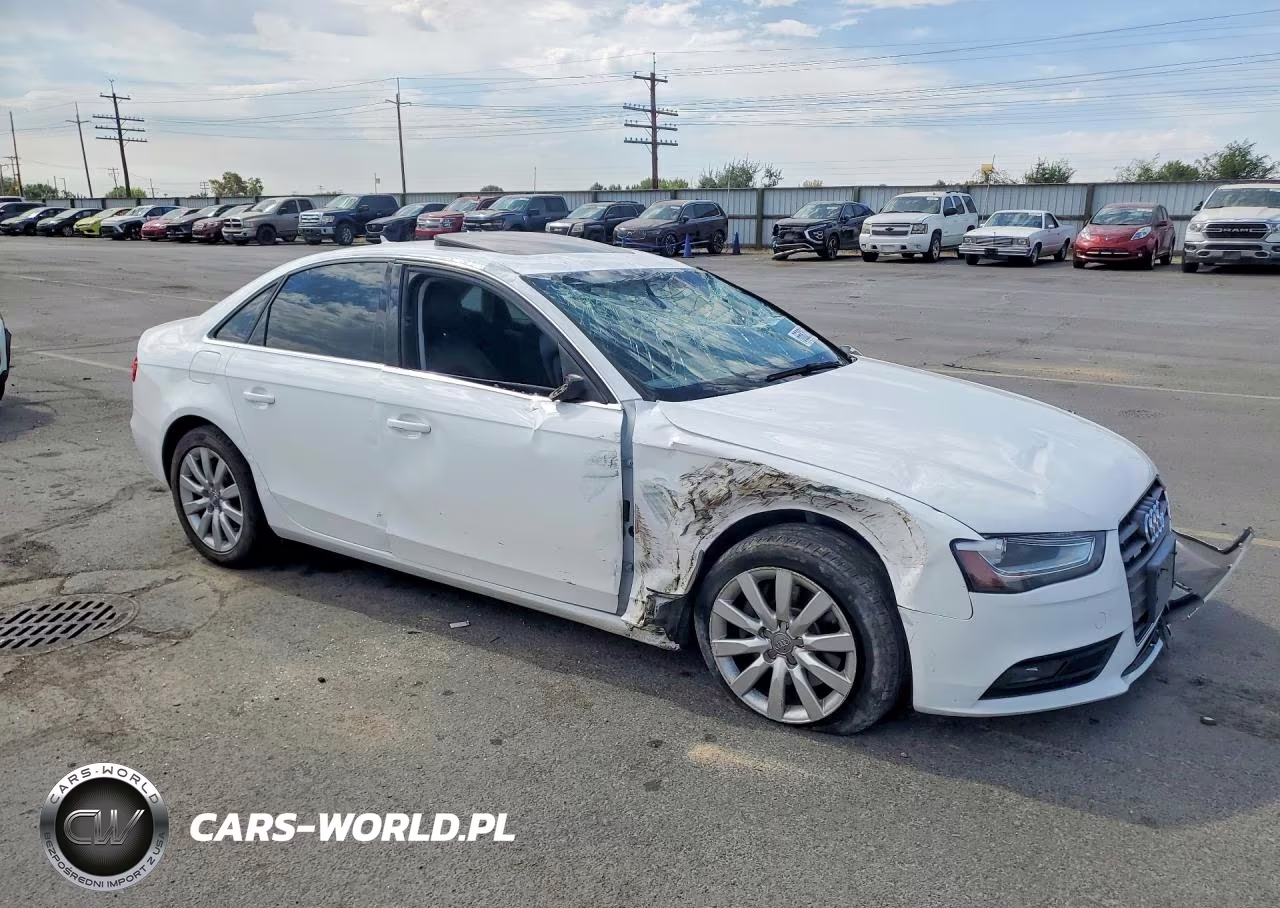 2013 Audi A4 Premium VIN:WAUBFAFL0DN014615 - 4