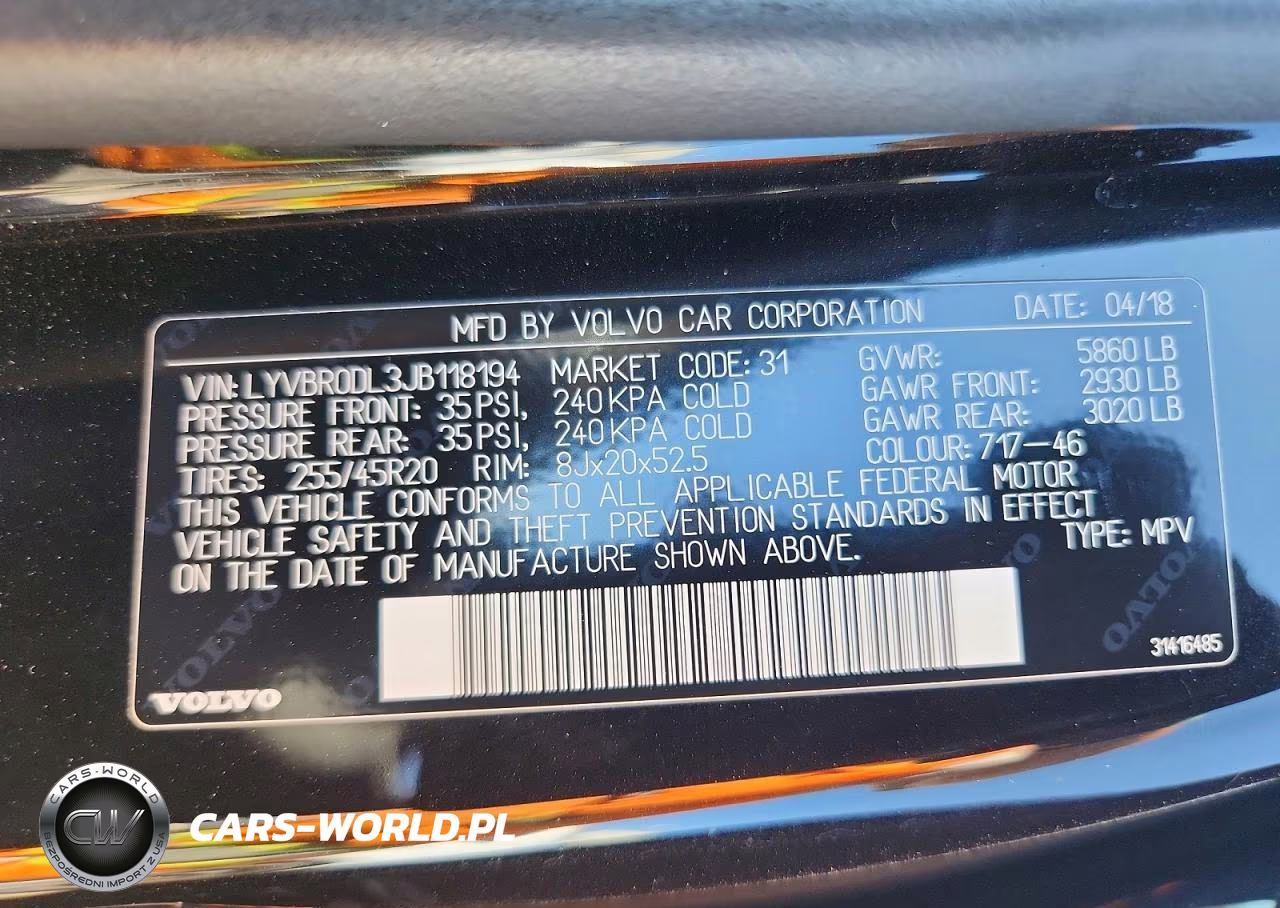 2018 Volvo Xc60 T8 Inscription VIN:LYVBR0DL3JB118194 - 13