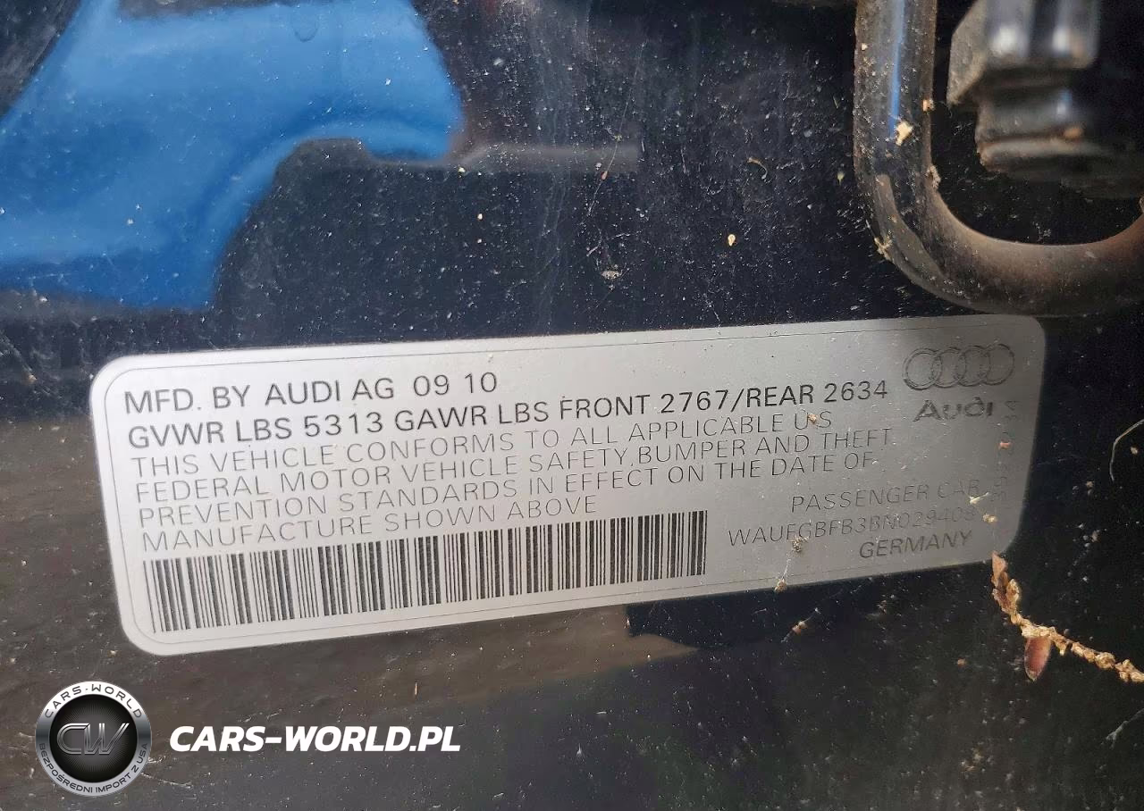 2011 Audi A6 VIN:WAUFGBFB3BN029408 - 12