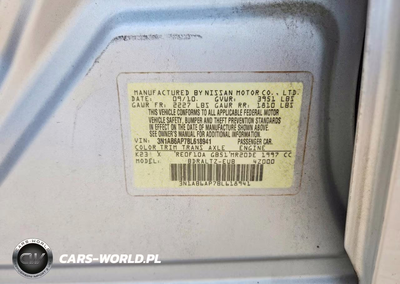 2011 Nissan Sentra 2.0 VIN:3N1AB6AP7BL618941 - 12