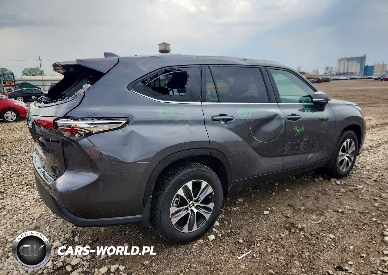 2021 Toyota Highlander Hybrid Xle VIN:5TDGBRCH0MS523410 - 3