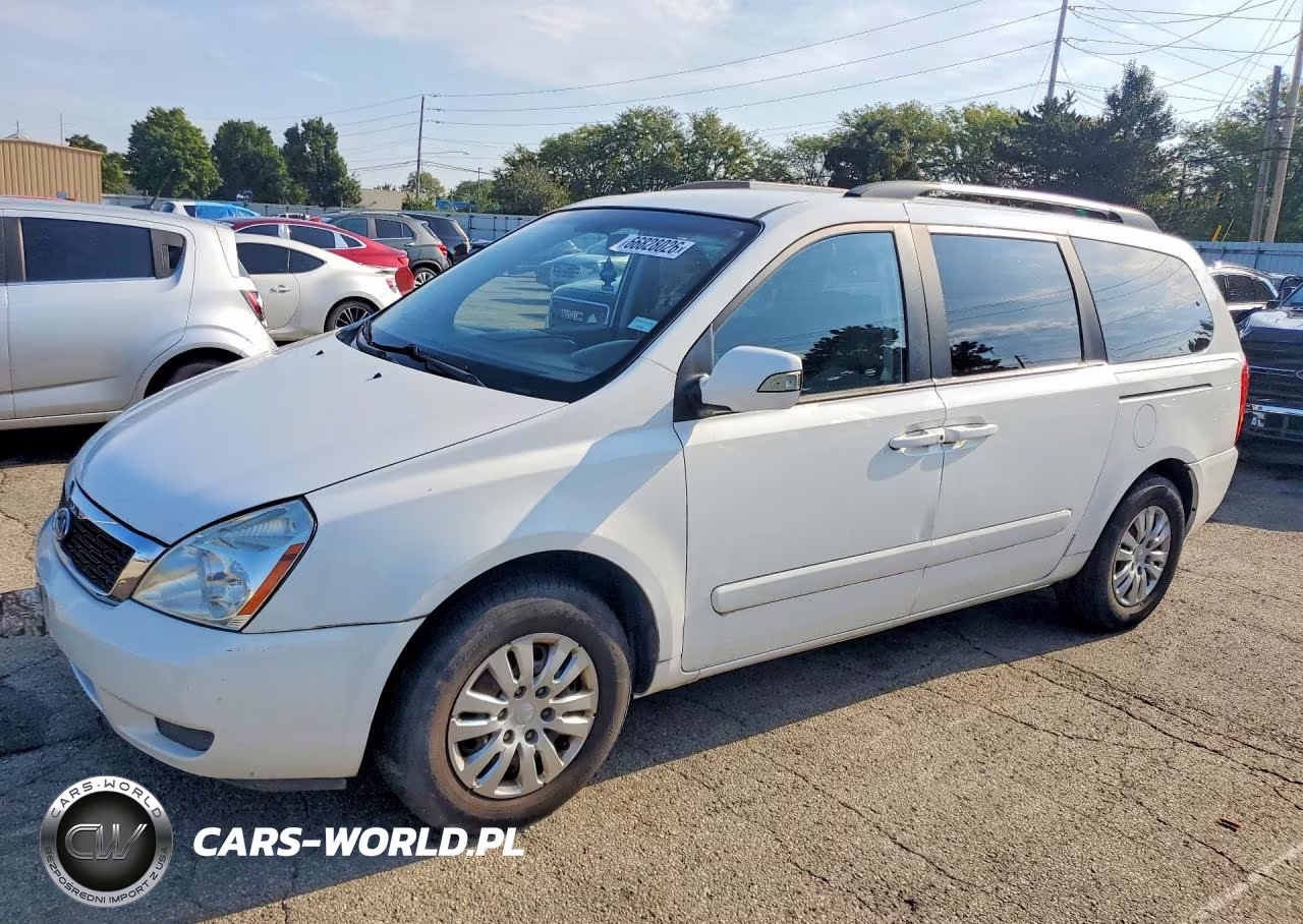 2012 Kia Sedona Lx VIN:KNDMG4C77C6488121 - 1