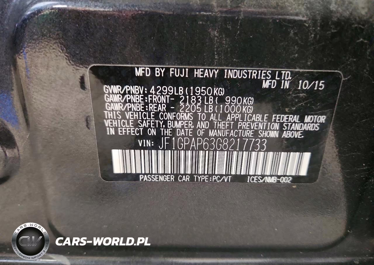 2016 Subaru Impreza Sport Premium VIN:JF1GPAP63G8217733 - 12