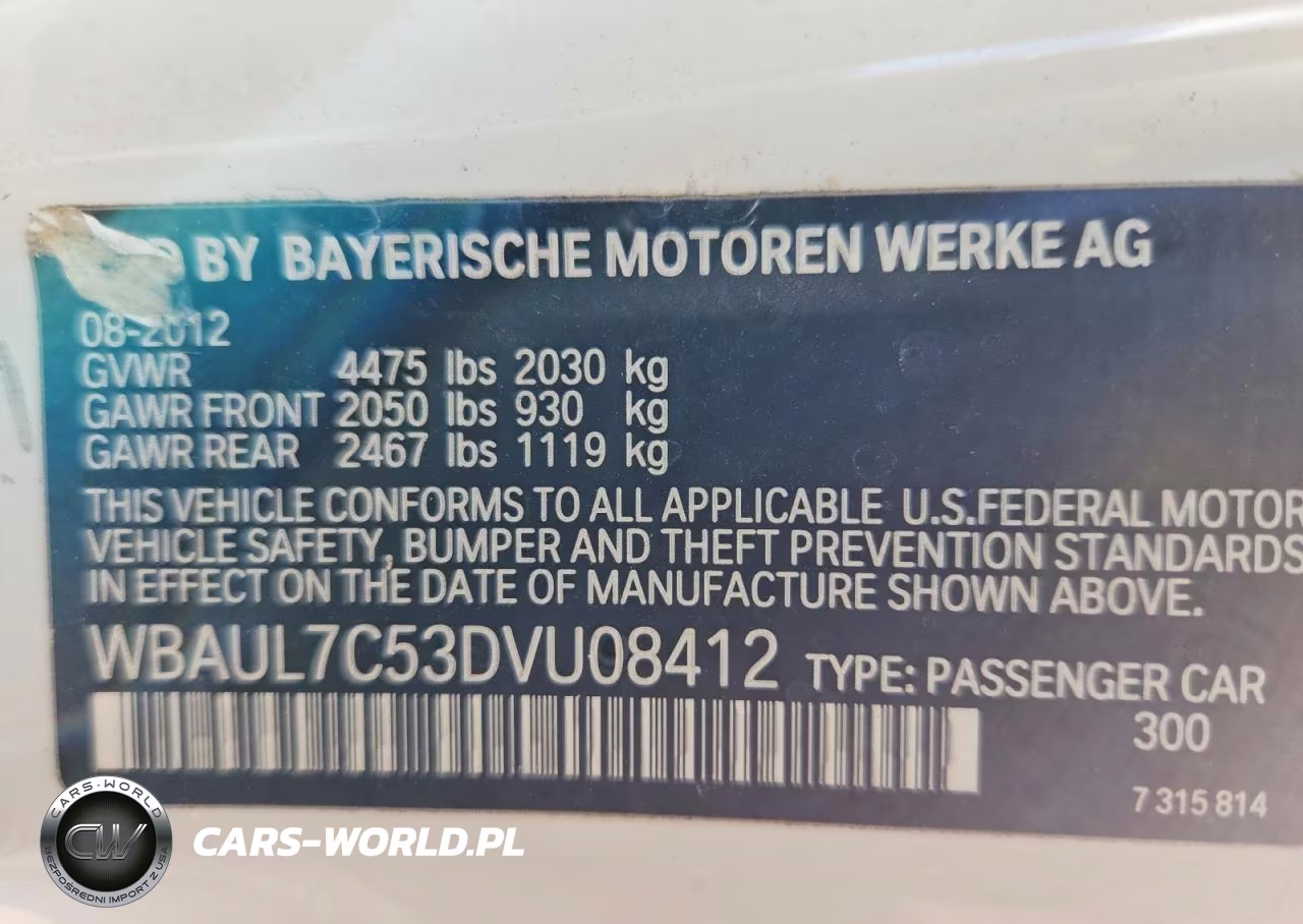 2013 BMW 128 I VIN:WBAUL7C53DVU08412 - 12