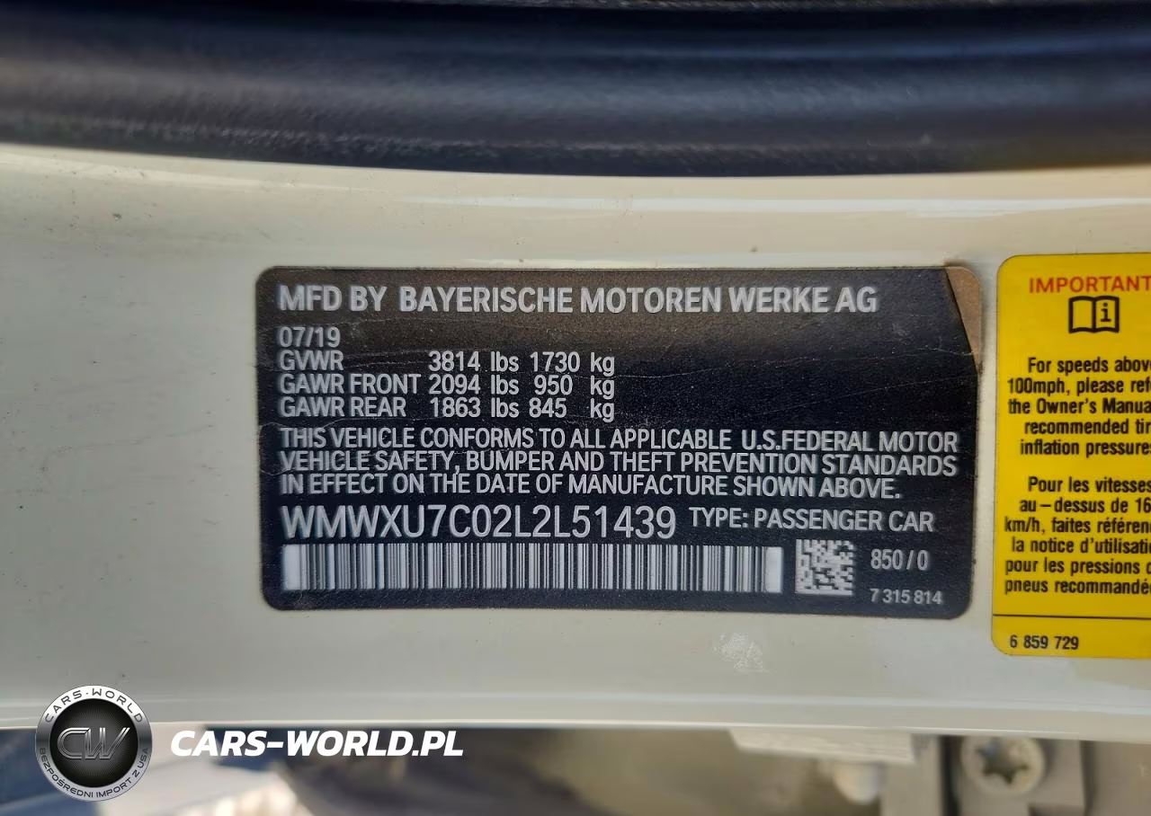 2020 Mini Cooper VIN:WMWXU7C02L2L51439 - 12