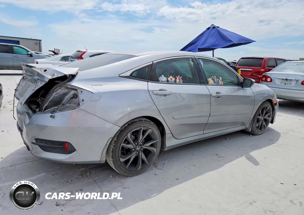 2019 Honda Civic Sport VIN:19XFC2F82KE006189 - 3