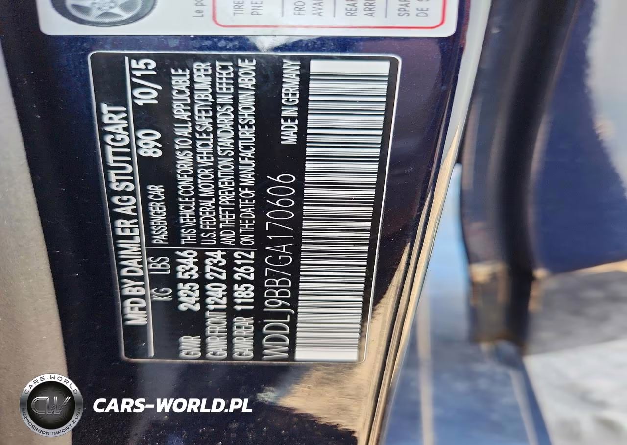 2016 Mercedes-Benz Cls 550 4Matic VIN:WDDLJ9BB7GA170606 - 12
