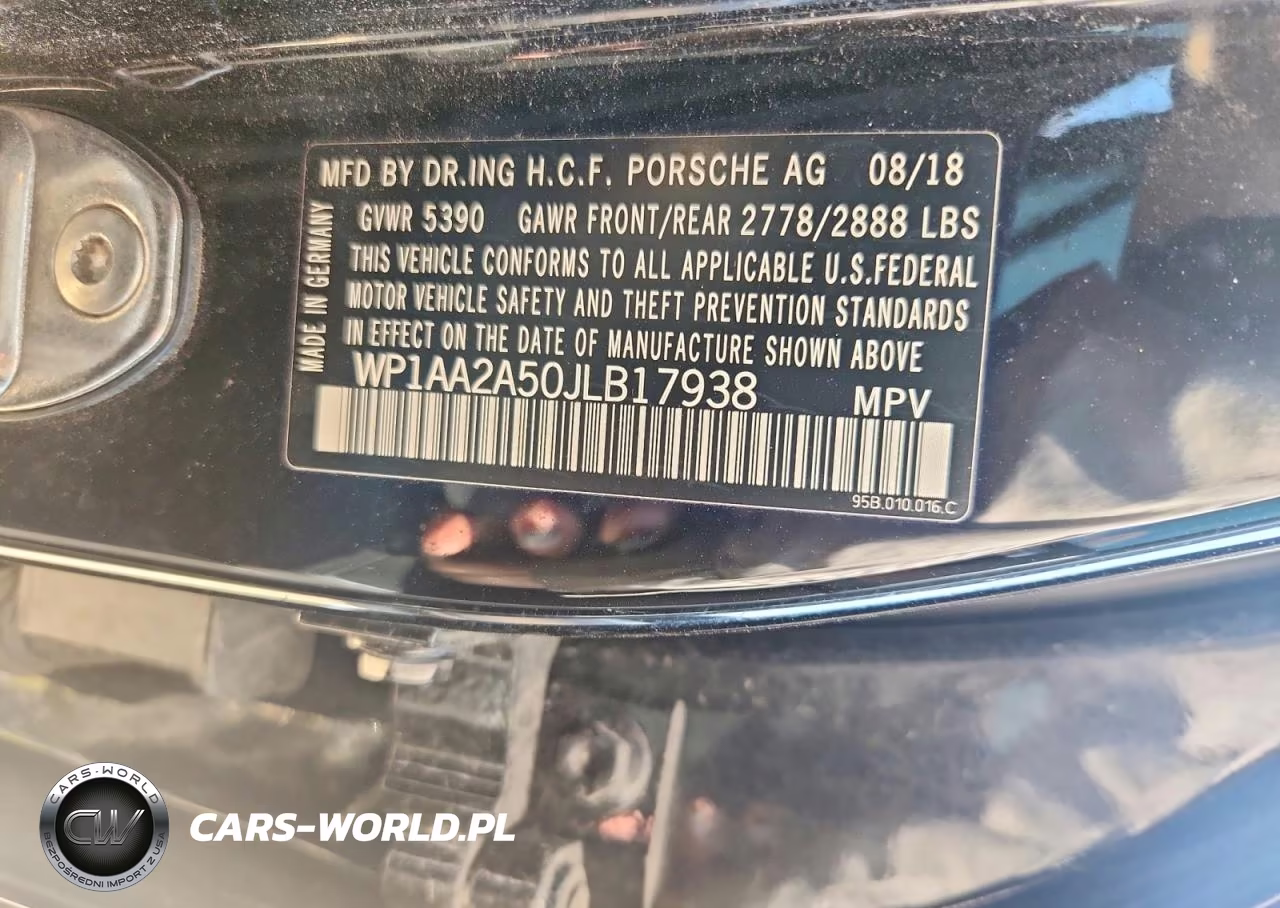 2018 Porsche Macan VIN:WP1AA2A50JLB17938 - 13
