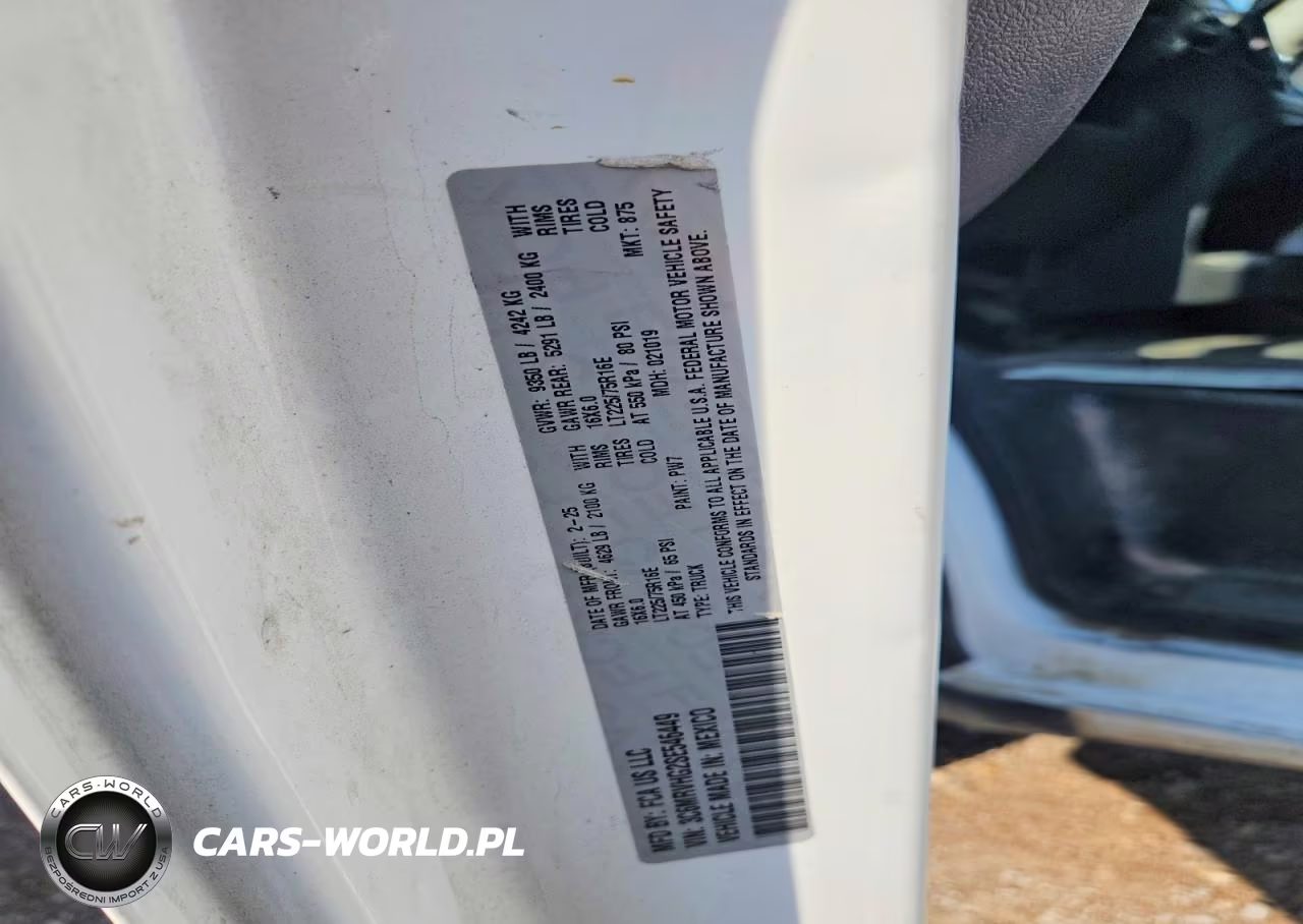 2025 Ram Promaster 3500 3500 High VIN:3C6MRVHG2SE546449 - 13