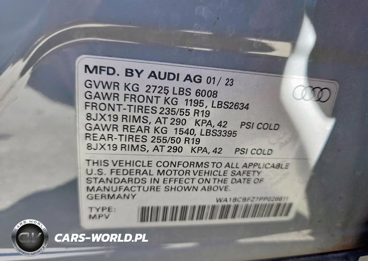 2023 Audi Q4 E-Tron Premium Plus VIN:WA1BCBFZ7PP026611 - 13