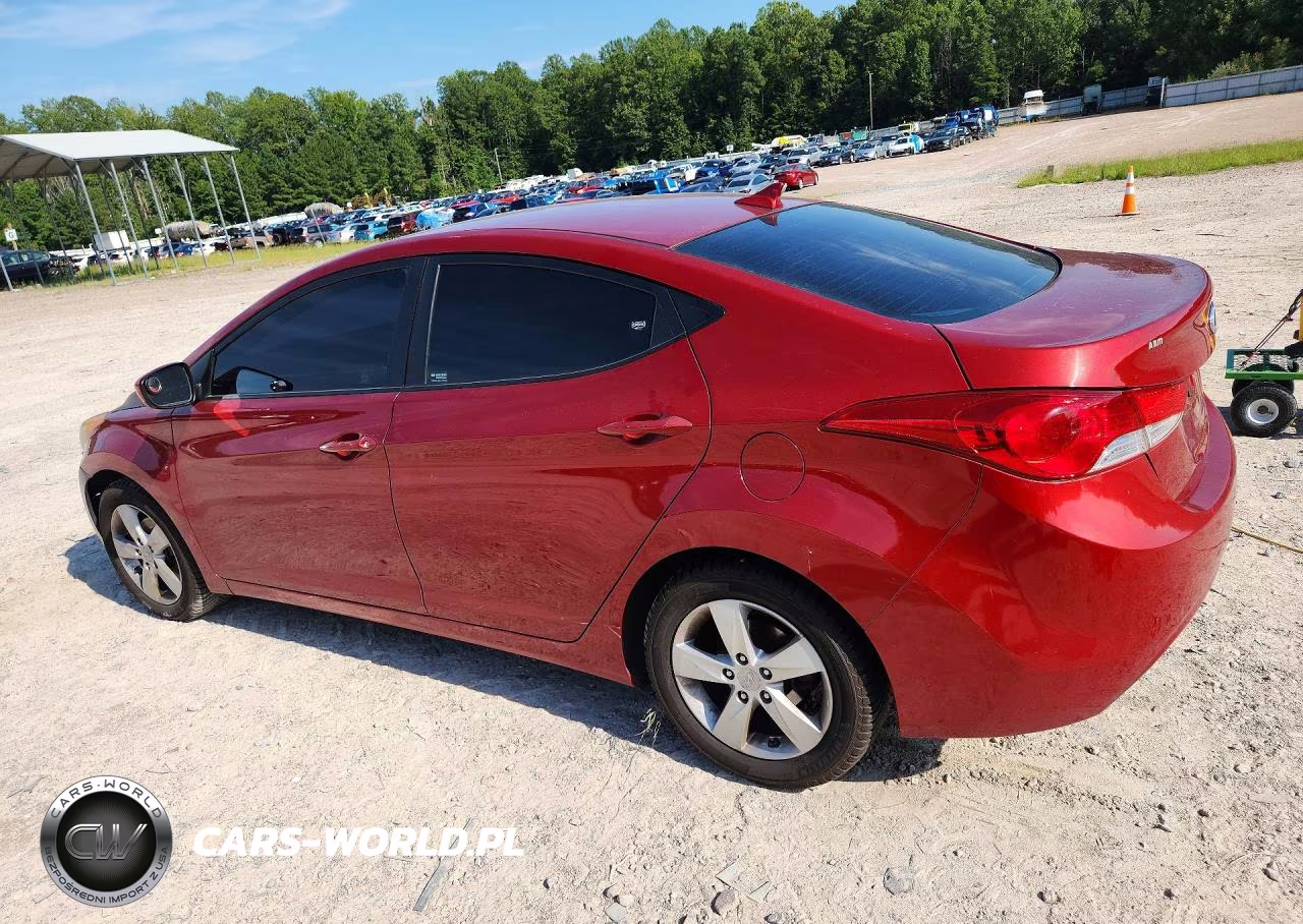 2012 Hyundai Elantra Gls VIN:KMHDH4AE5CU443832 - 2