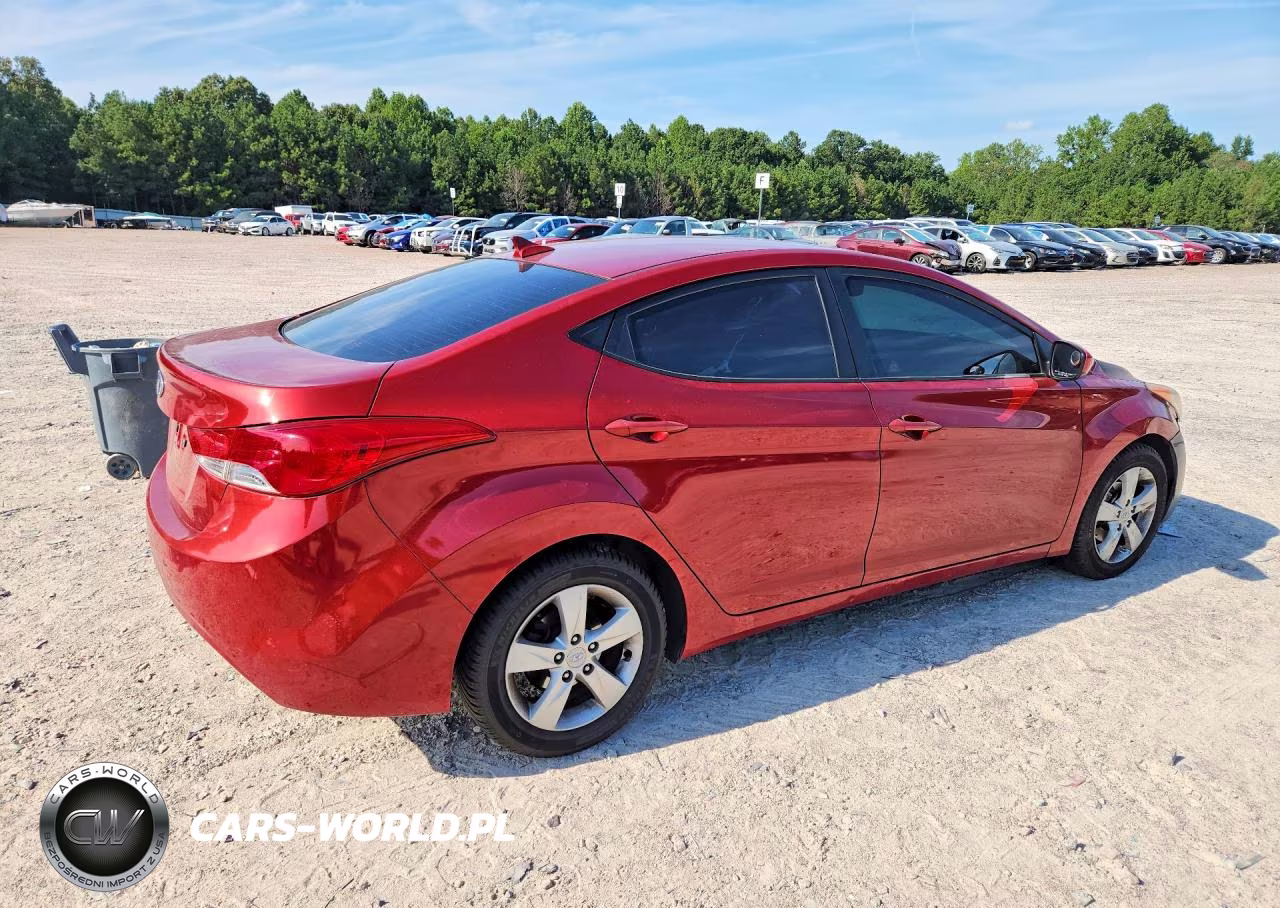 2012 Hyundai Elantra Gls VIN:KMHDH4AE5CU443832 - 3