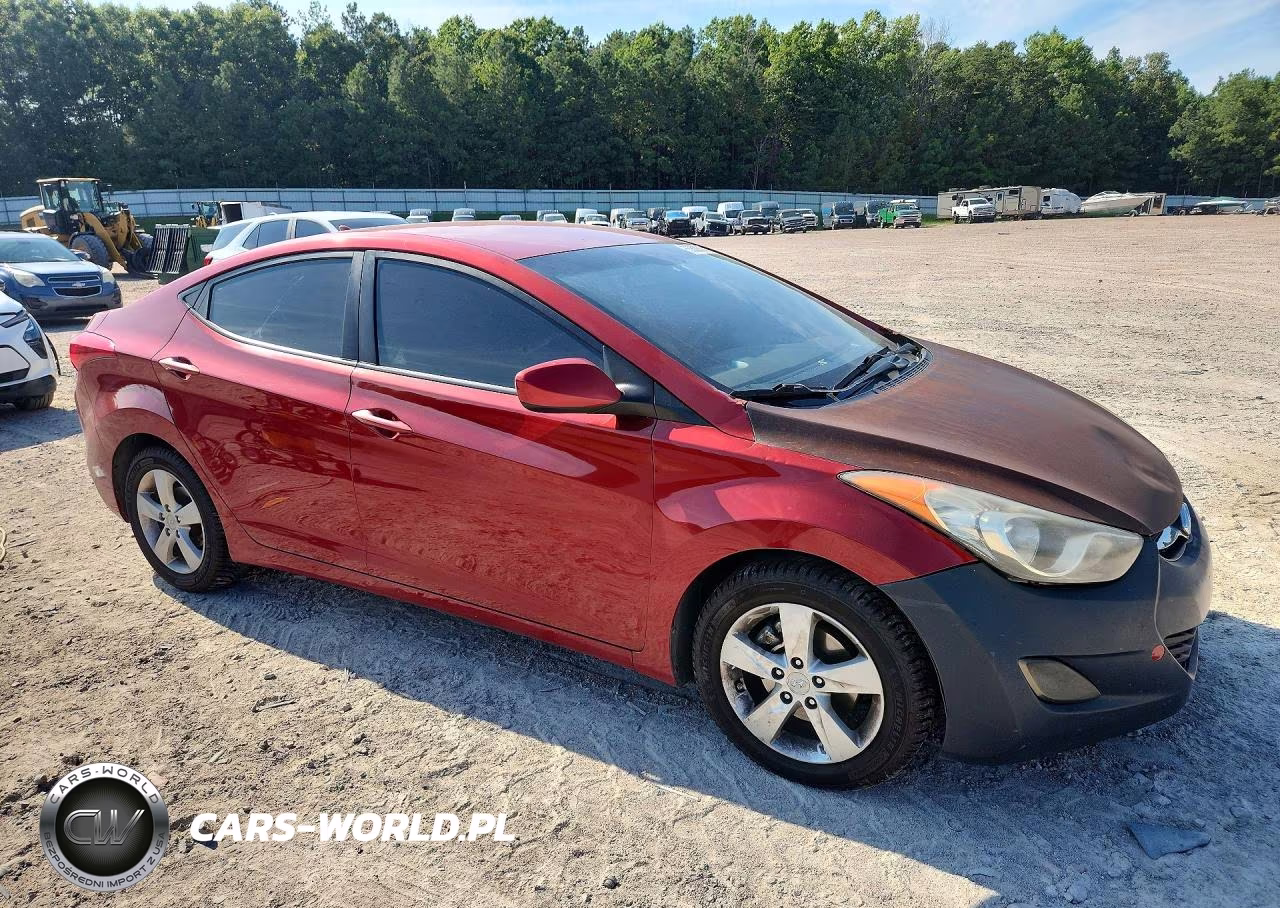 2012 Hyundai Elantra Gls VIN:KMHDH4AE5CU443832 - 4