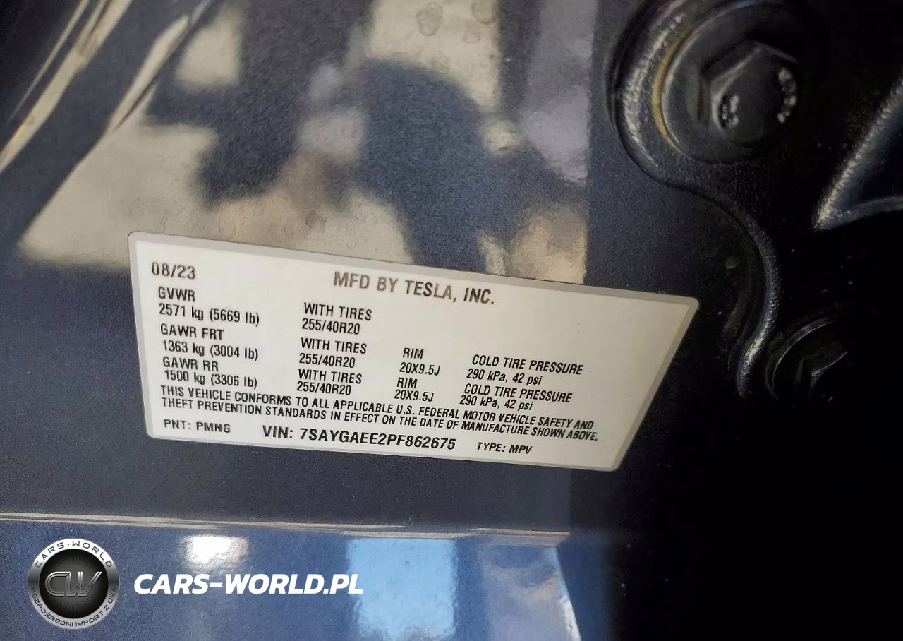 2023 Tesla Model Y VIN:7SAYGAEE2PF862675 - 12