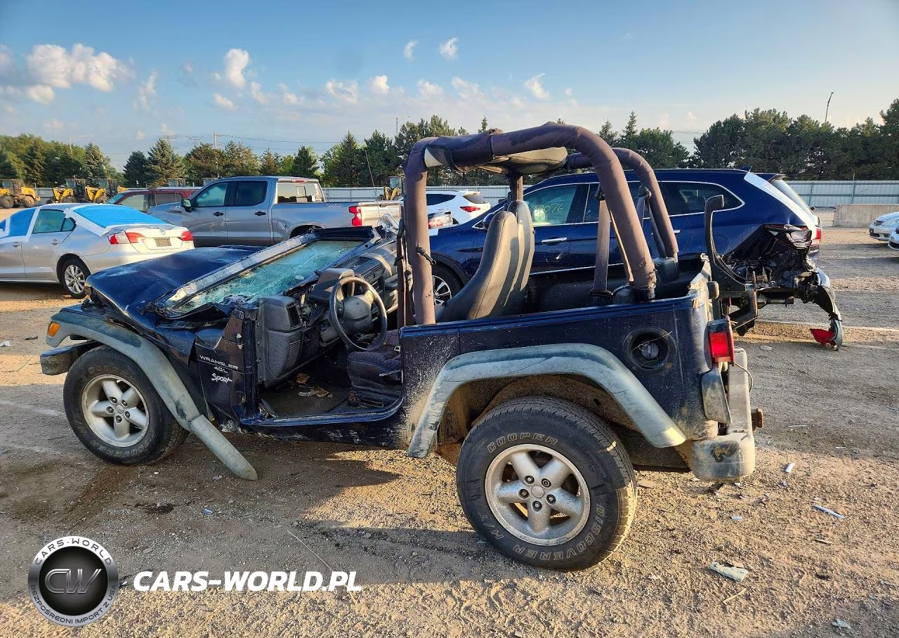 2000 Jeep Wrangler - Tj Sport VIN:1J4FA49S2YP758633 - 2