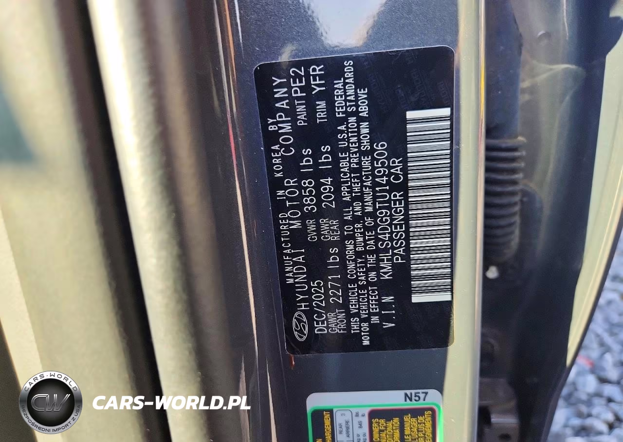 2026 Hyundai Elantra Sel Sport Premium VIN:KMHLS4DG9TU149506 - 13