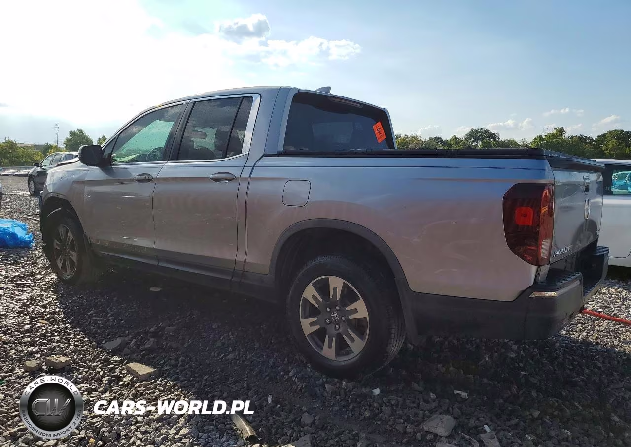 2017 Honda Ridgeline Rtl VIN:5FPYK3F66HB039173 - 2