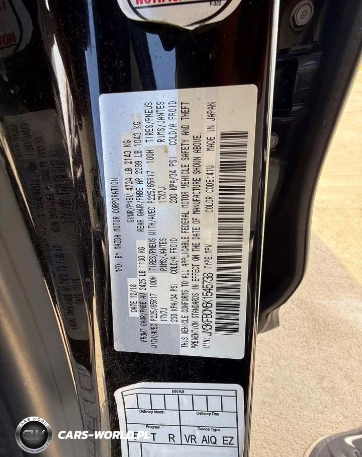 2019 Mazda Cx-5 Touring VIN:JM3KFBCM6K1545738 - 10