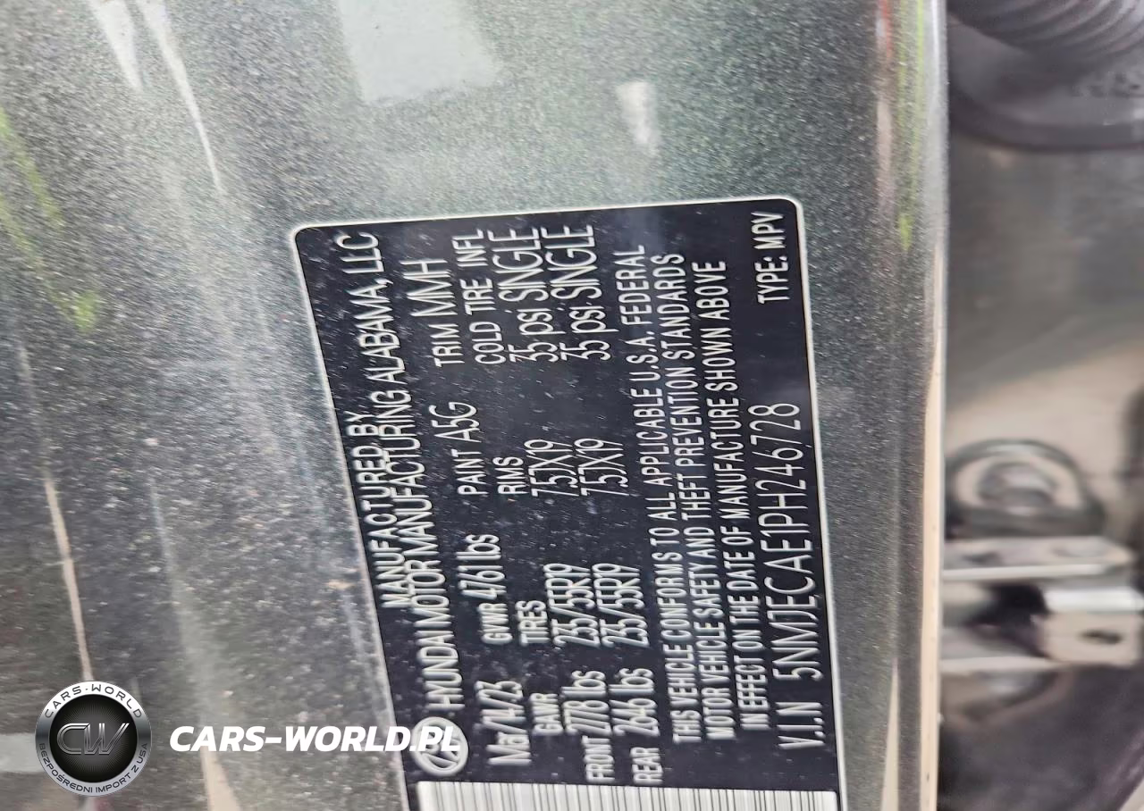 2023 Hyundai Tucson Limited VIN:5NMJECAE1PH246728 - 13