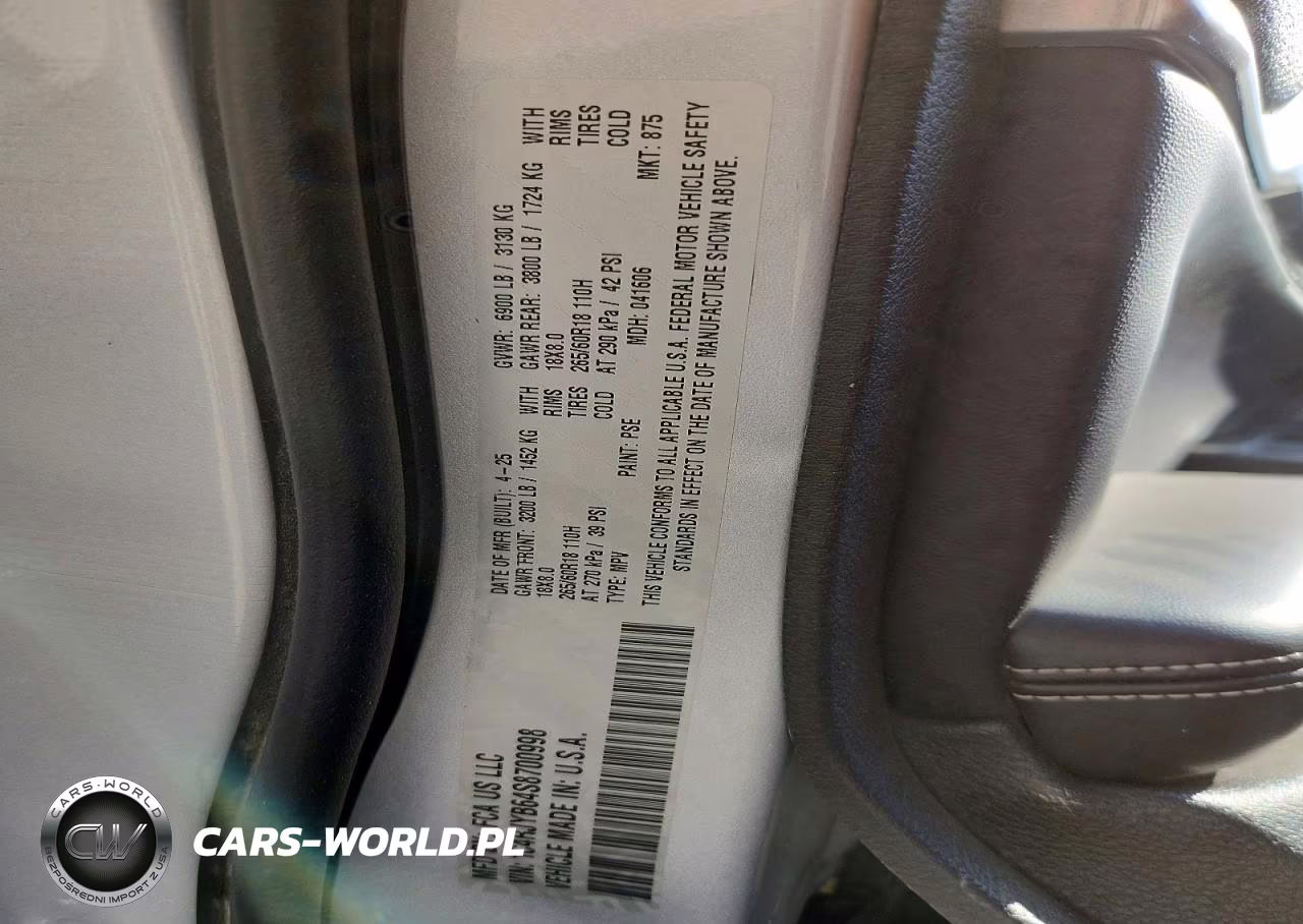 2025 Jeep Grand Cherokee 4Xe VIN:1C4RJYB64S8700998 - 14