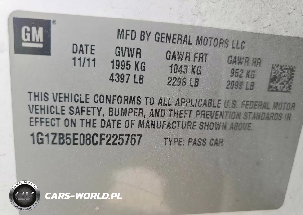 2012 Chevrolet Malibu Ls VIN:1G1ZB5E08CF225767 - 12