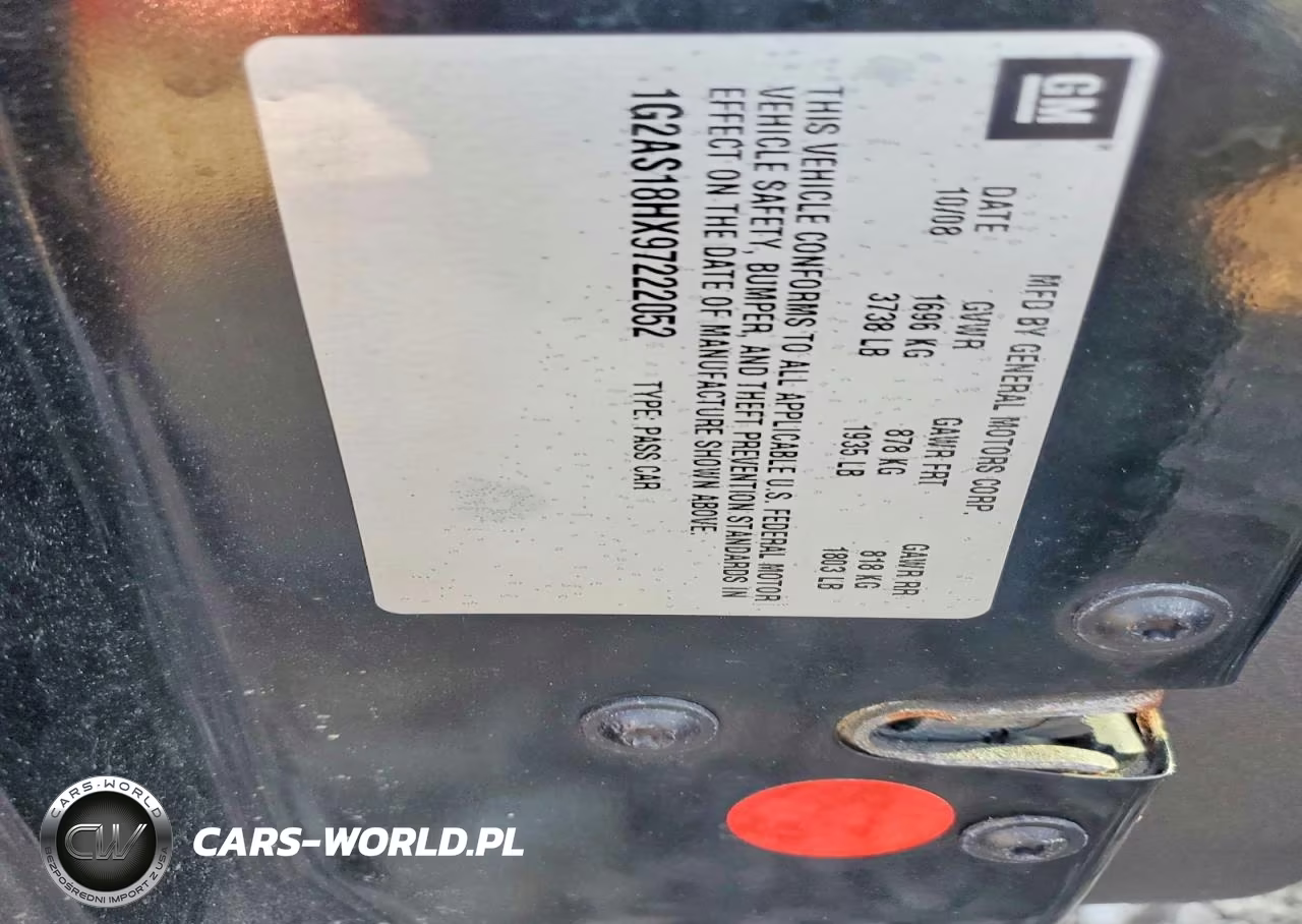 2009 Pontiac G5 VIN:1G2AS18HX97222052 - 12