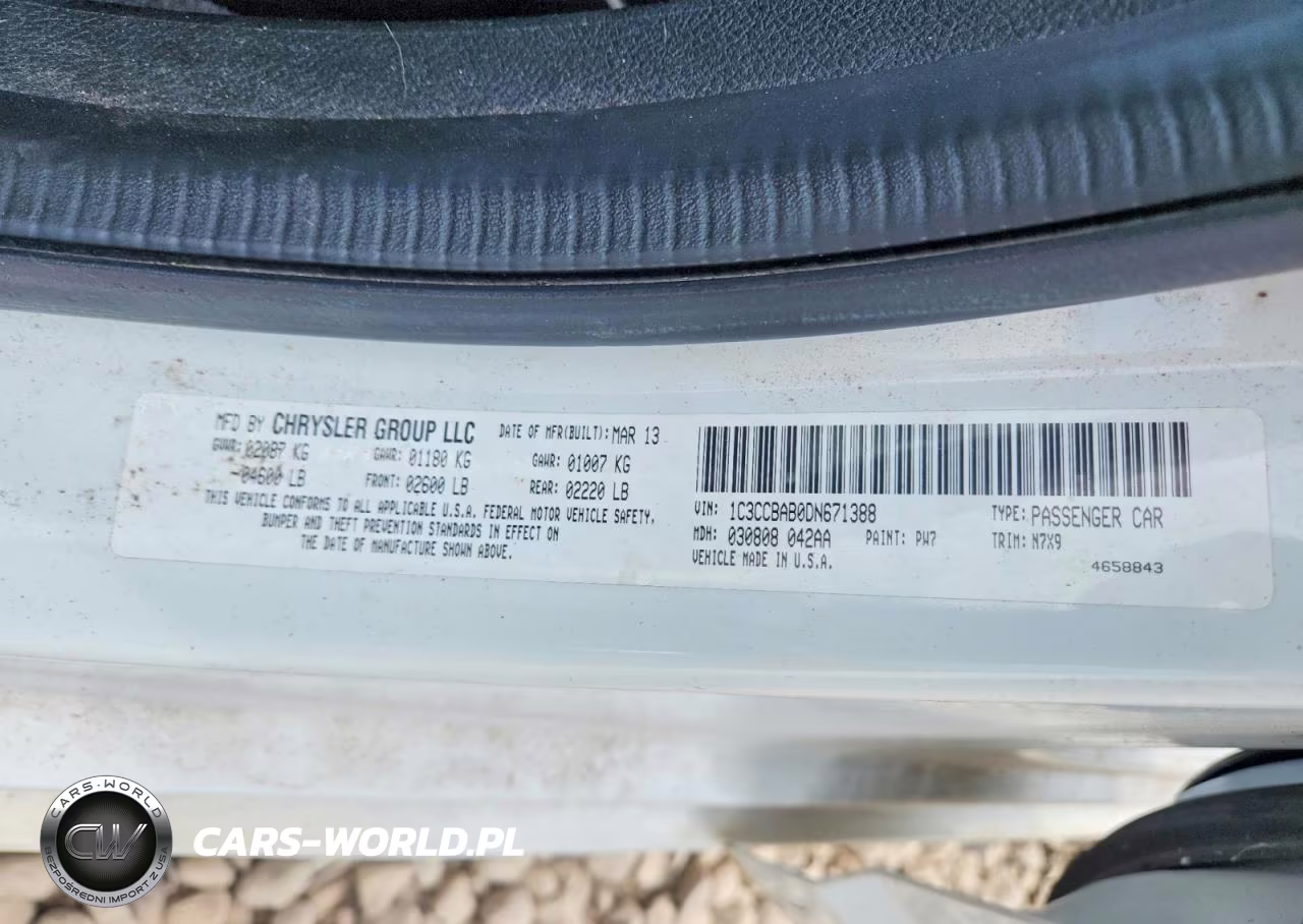2013 Chrysler 200 Lx VIN:1C3CCBAB0DN671388 - 13