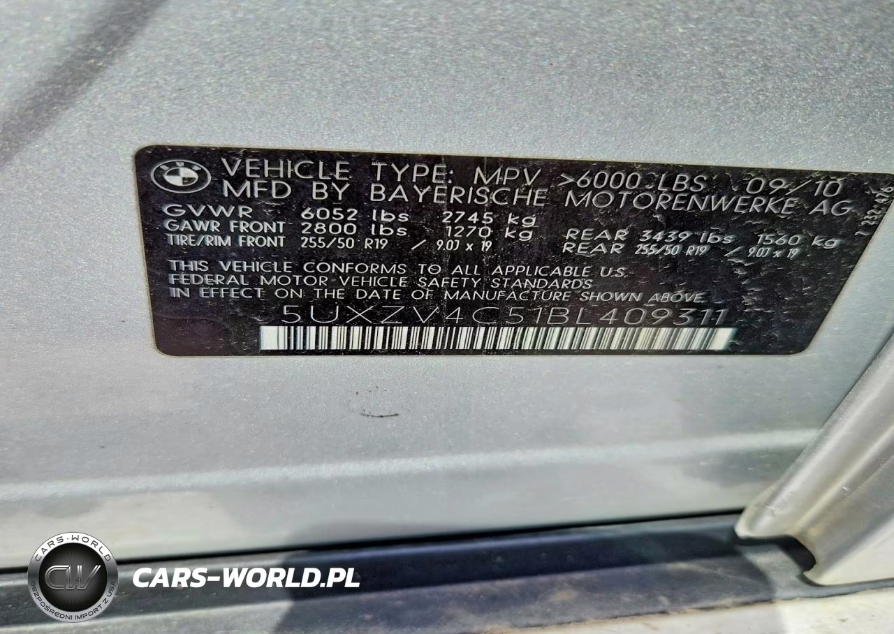 2011 BMW X5 xDrive35I VIN:5UXZV4C51BL409311 - 14