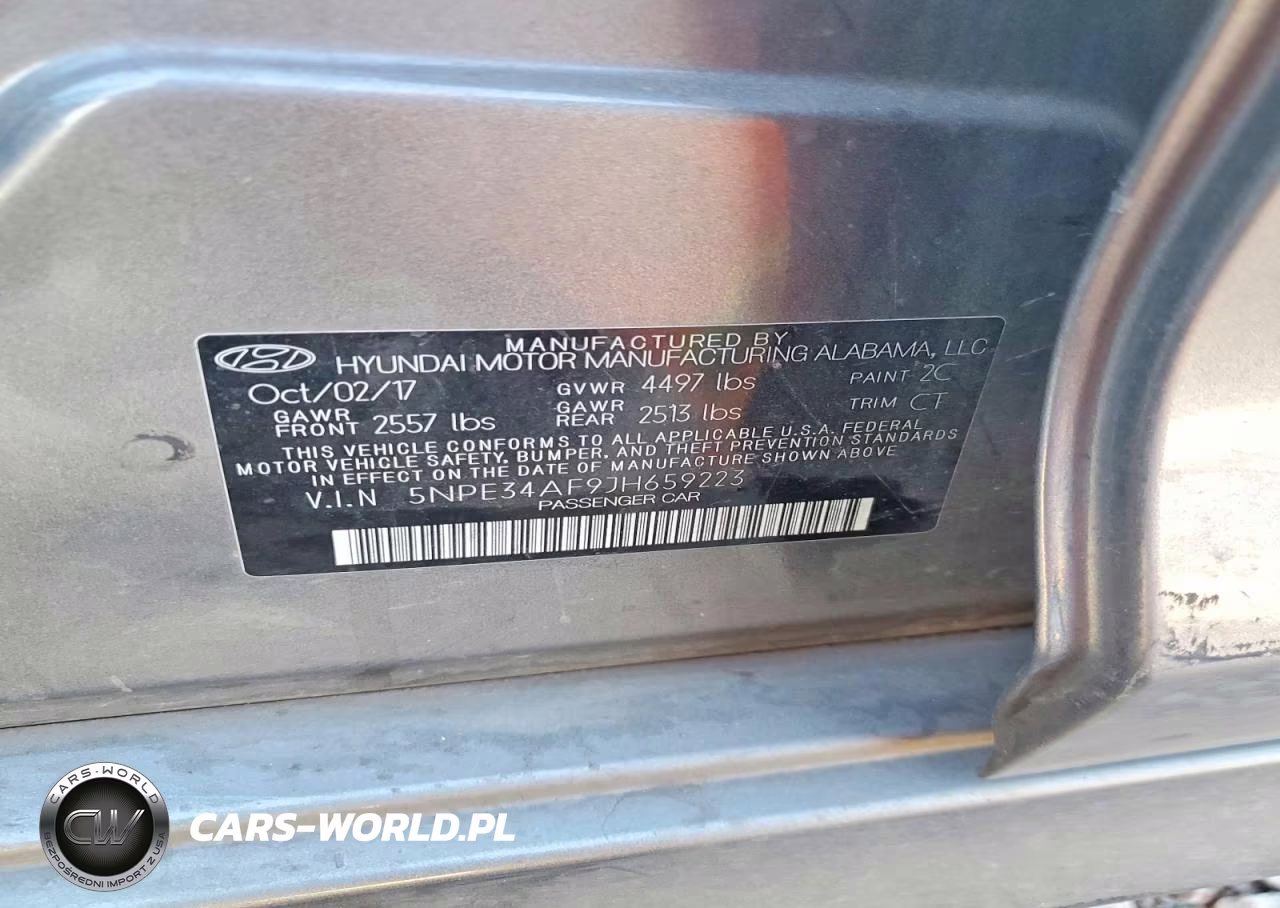 2018 Hyundai Sonata Sel VIN:5NPE34AF9JH659223 - 12